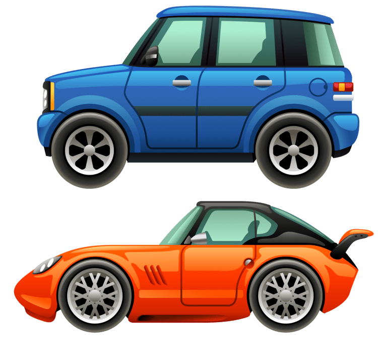 Машина раскраска для малышей