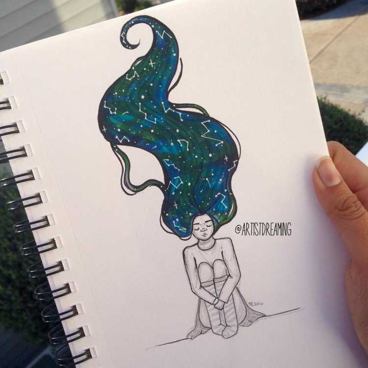 Рисунки для скетчбука лёгкие