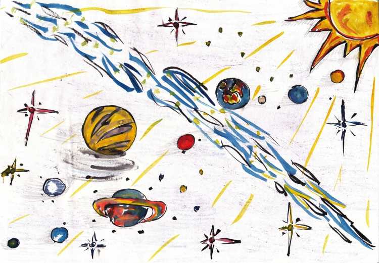 Космос рисунок