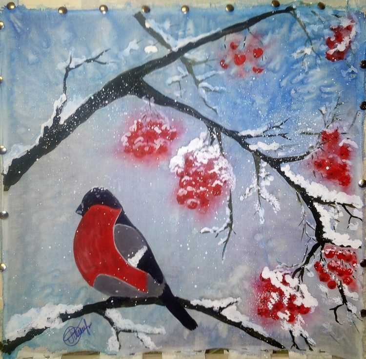 Рисование с детьми на тему зима