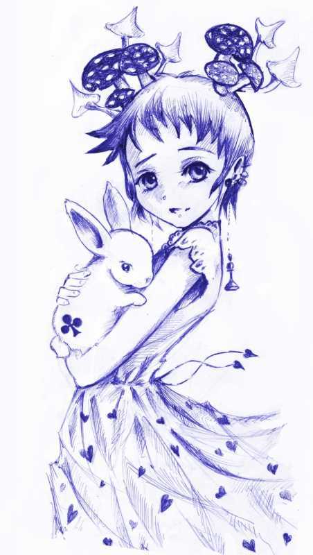 Легкие красивые чертежи ручкой