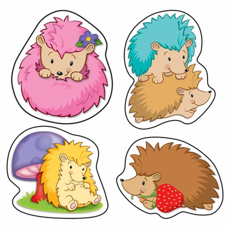 Ежик красками для детей