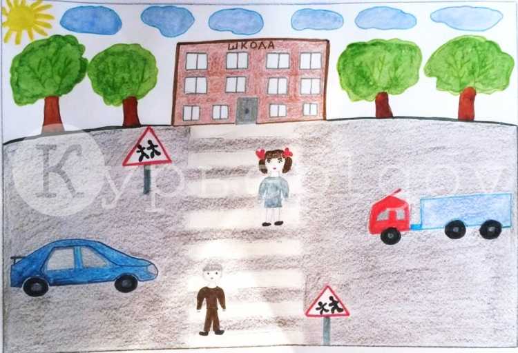 Рисунки по правилам дорожного движения