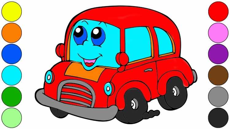 Машина мультяшный