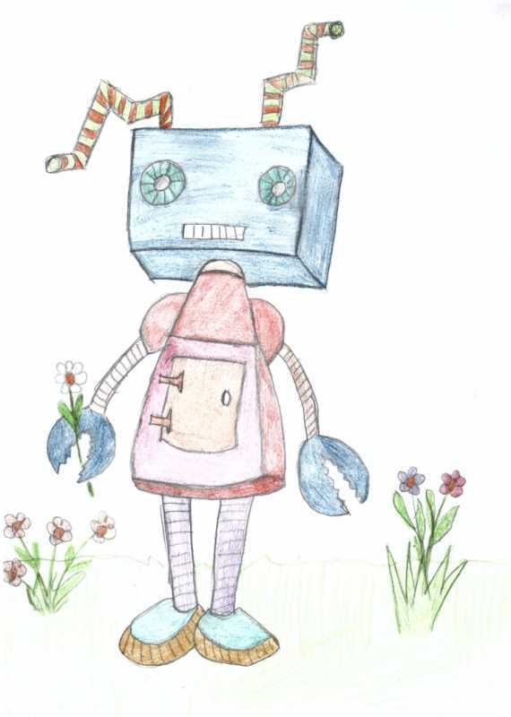 Робот рисунок для конкурса