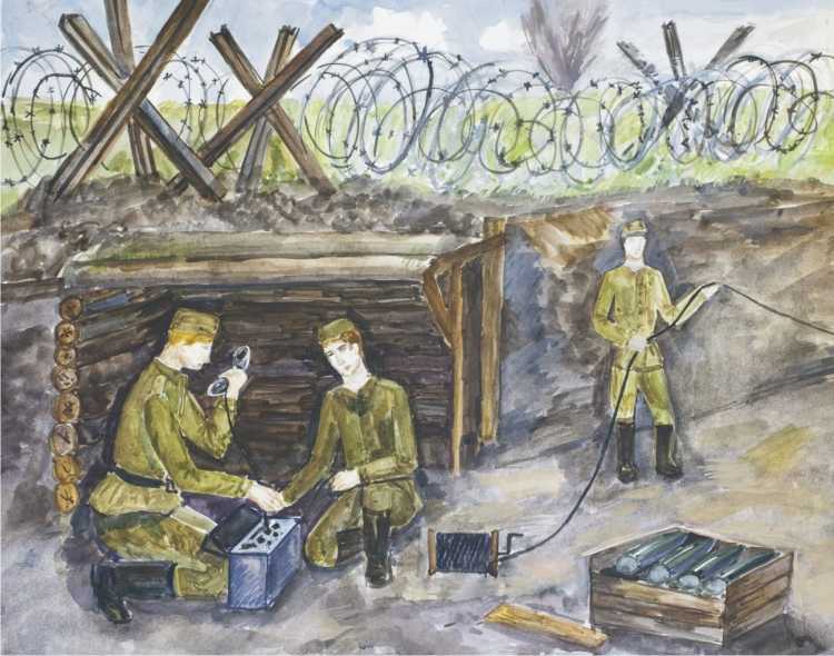 Сталинградская битва карандашом арт