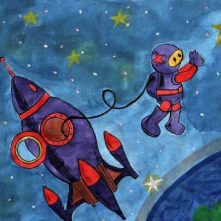 Рисунок на тему космос