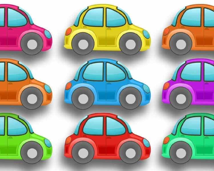 Машинка мультяшная