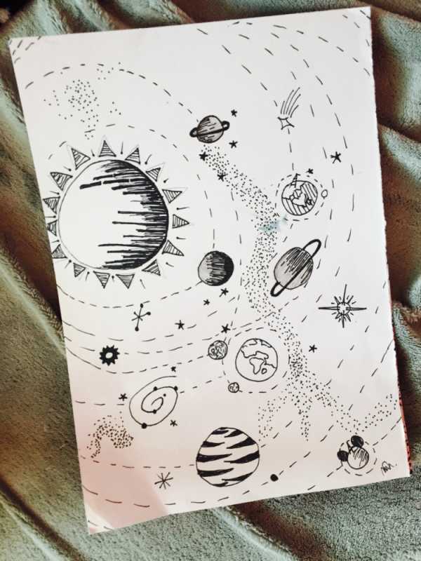 Космос для скетчбука