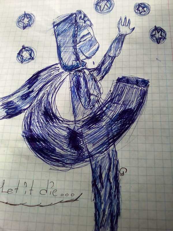 Прикольные рисунки ручкой для начинающих