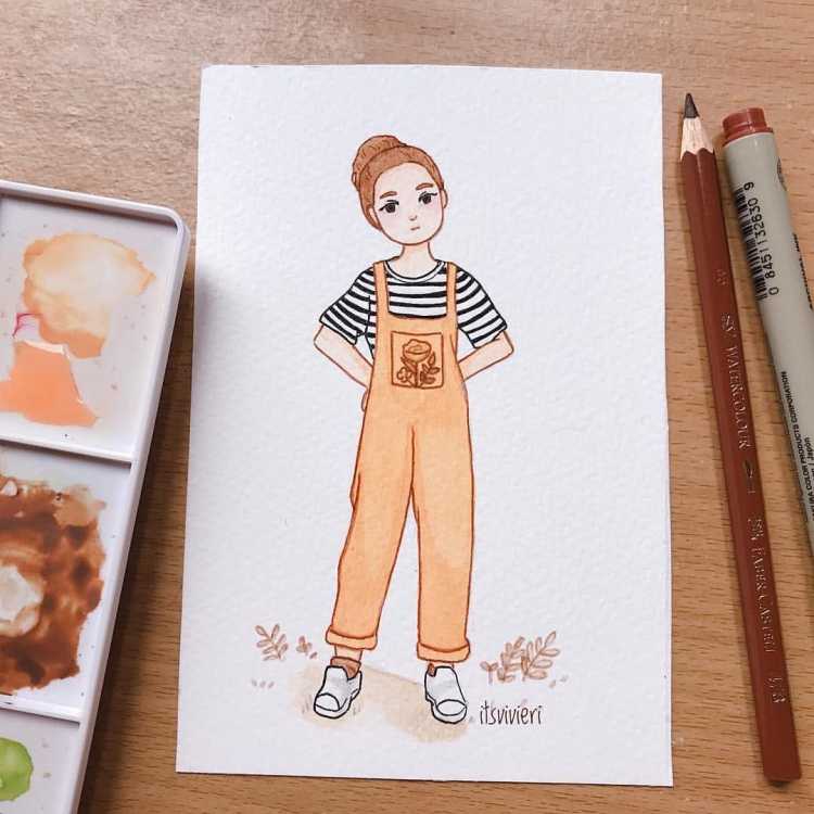 Срисовки для скетчбука для детей