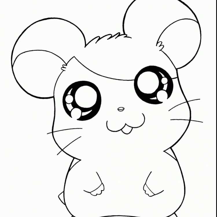 Милые зверюшки. Раскраска