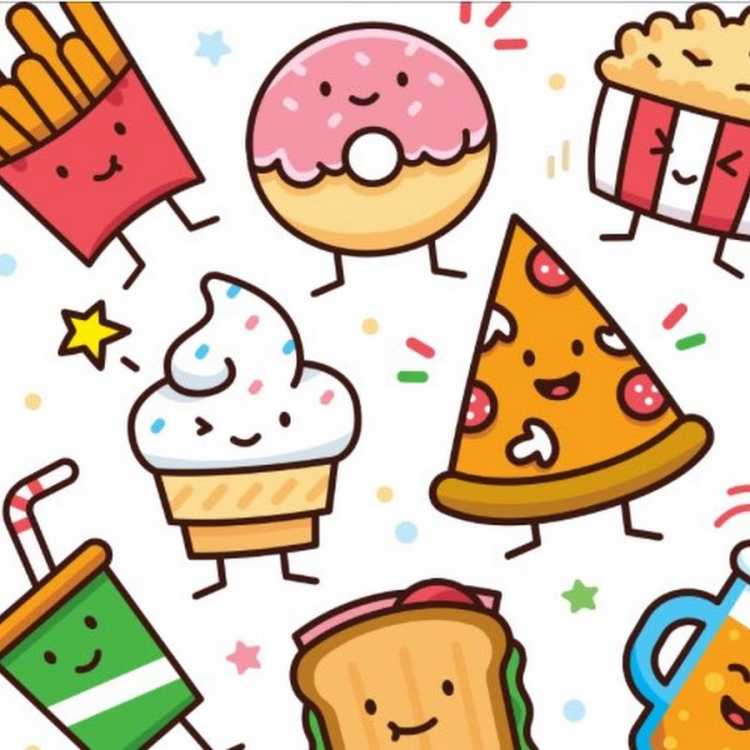 Лёгкие рисунки вкусняшки