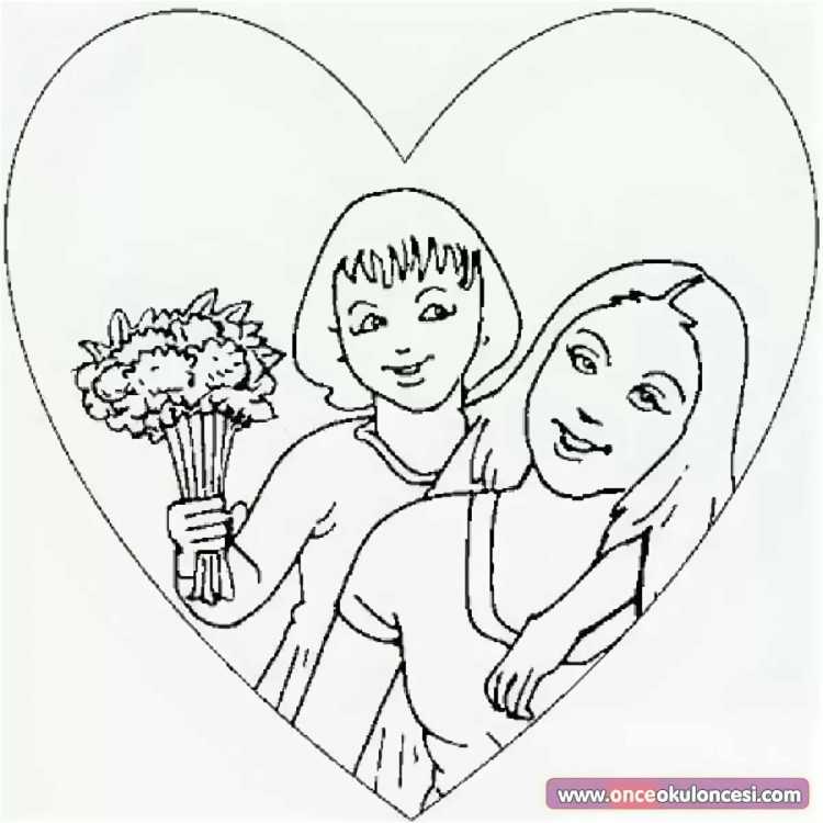 Рисунки на день матери для срисовки