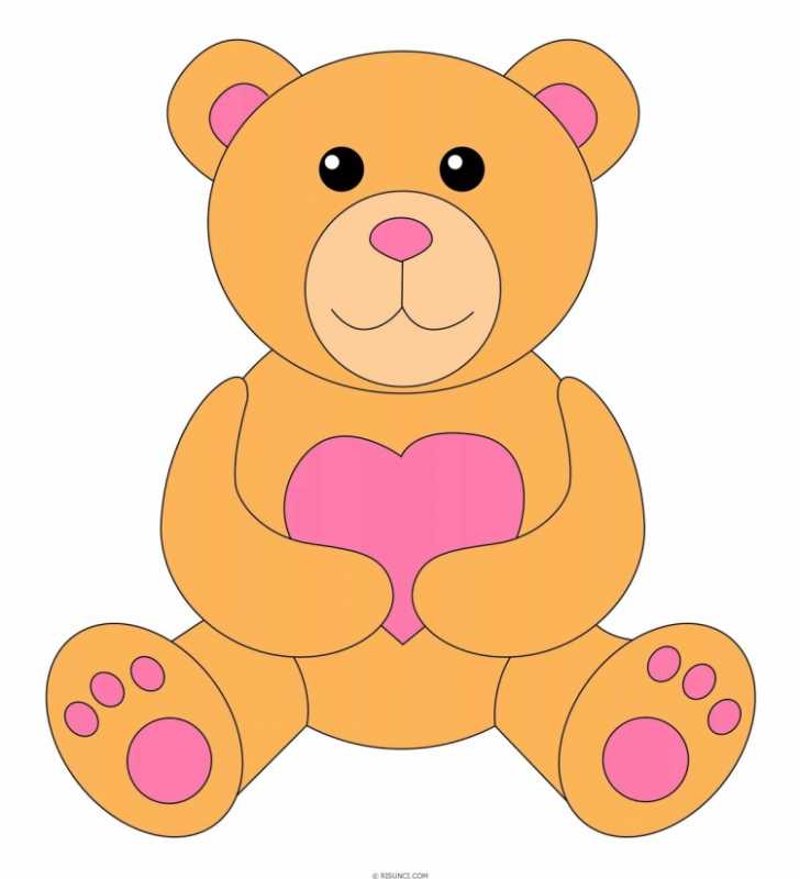 Медведь раскраска для детей