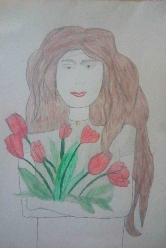 Рисунок посвященный Дню матери