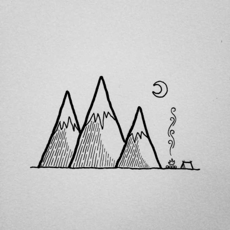 Рисунки карандашом для срисовки Минимализм