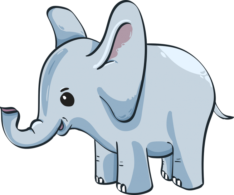 Слон мультяшный