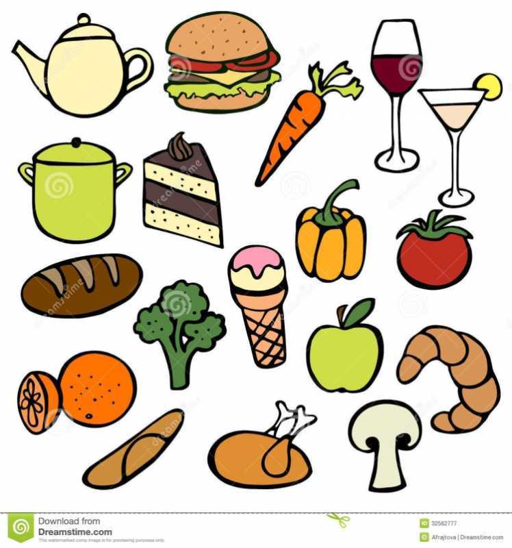 Продукты для срисовки