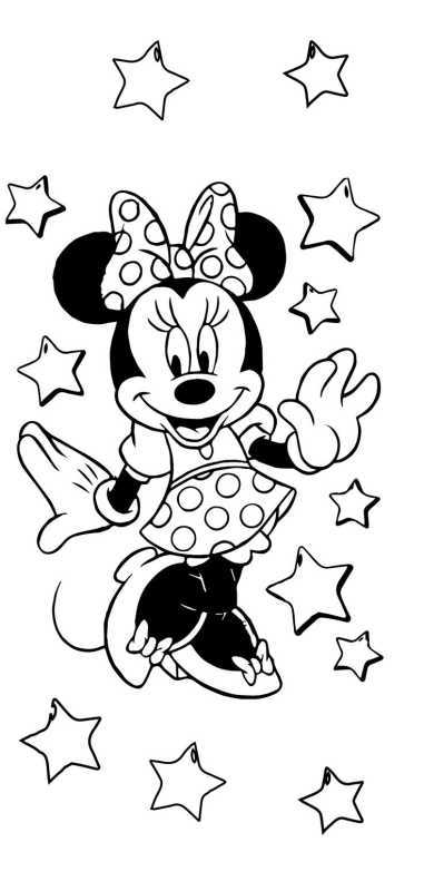 Раскраски Минни Маус (53 фото)