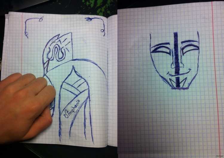 Розы ручкой для срисовки