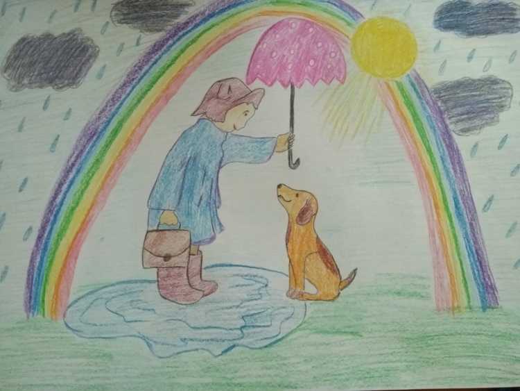 Рисунок на тему доброта