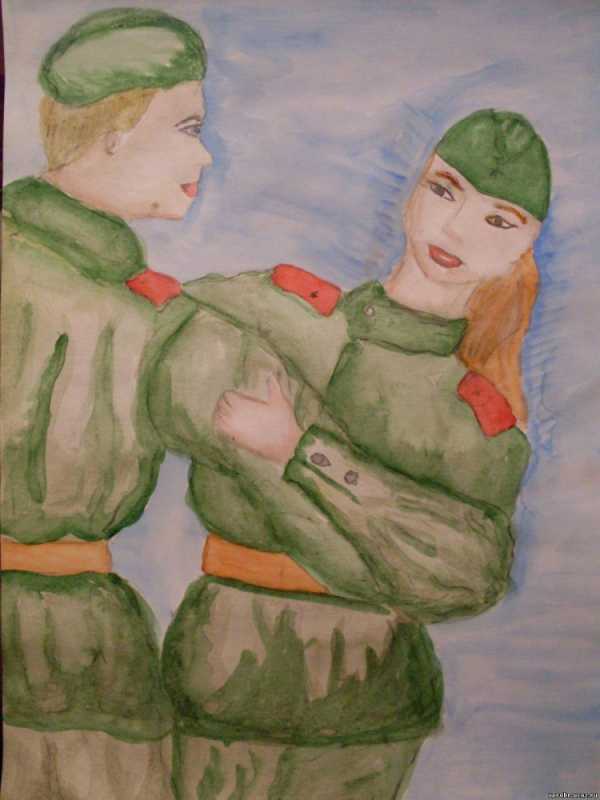 Рисунок на тему Военная тематика