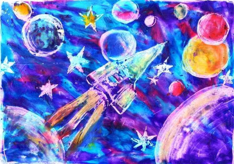 Космос рисунок