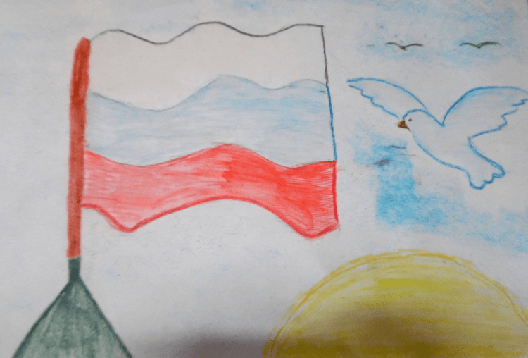 Рисование моя Родина Россия