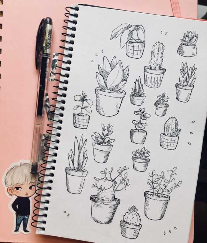 Маленькие рисунки для скетча