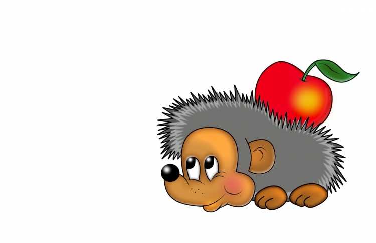 Ежик мультяшный