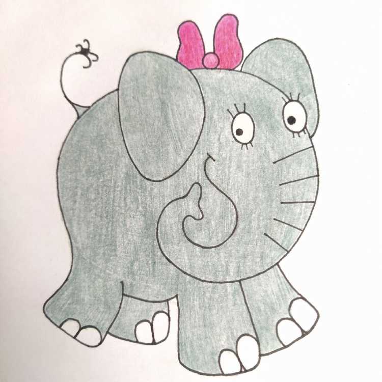 Рисование слона
