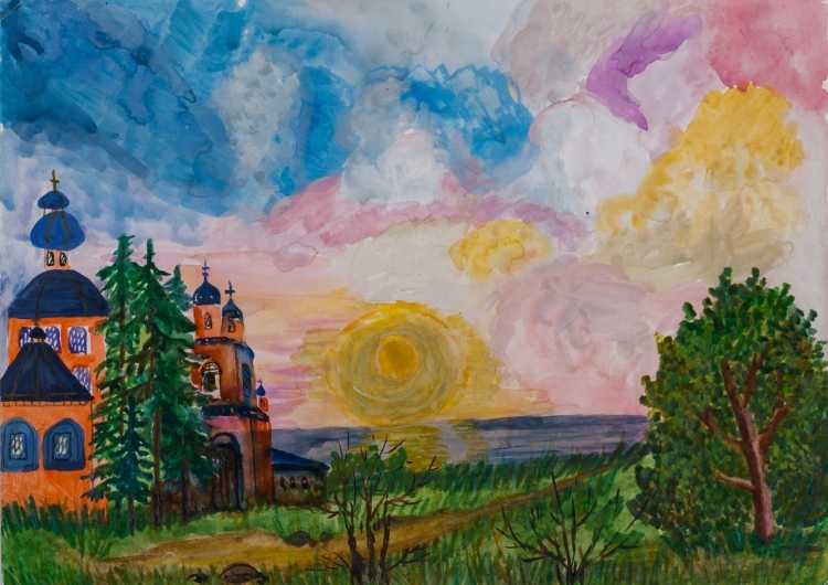 Пейзаж глазами детей