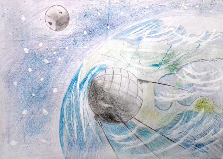 Космос карандашом