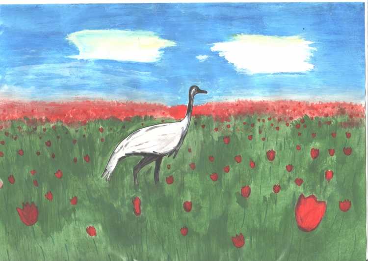 Нарисовать степь