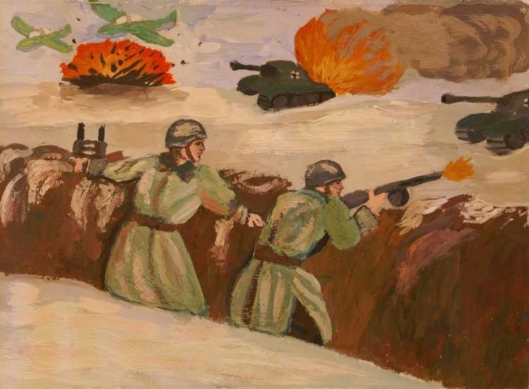 Художник Лев Жданов