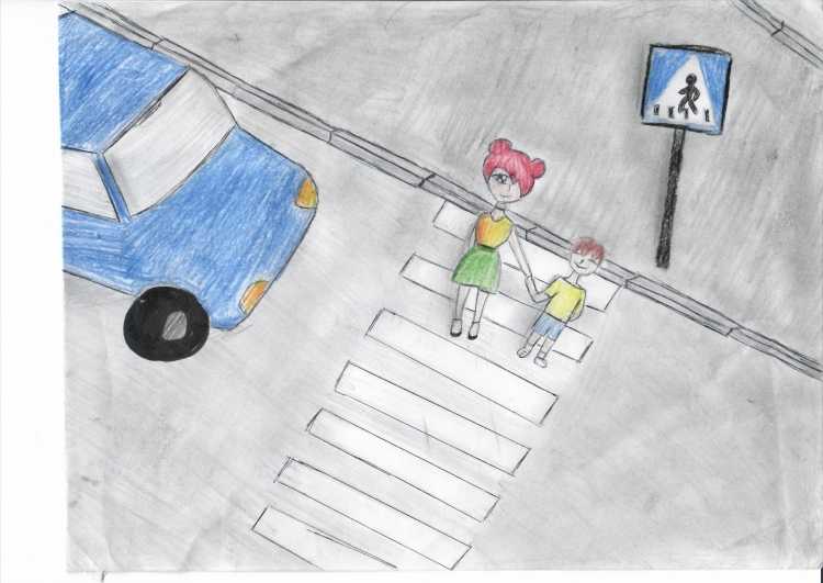 Конкурс рисунков по ПДД