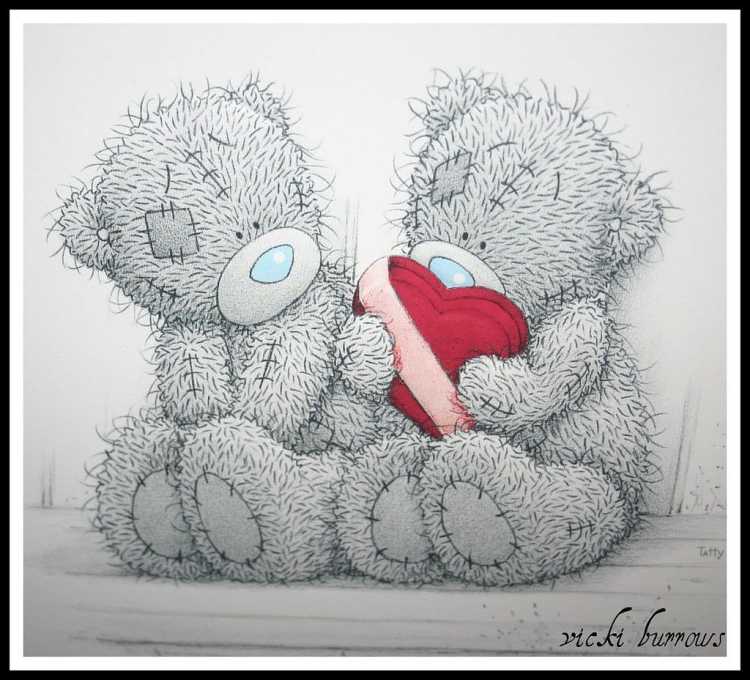 Мишка с сердечком