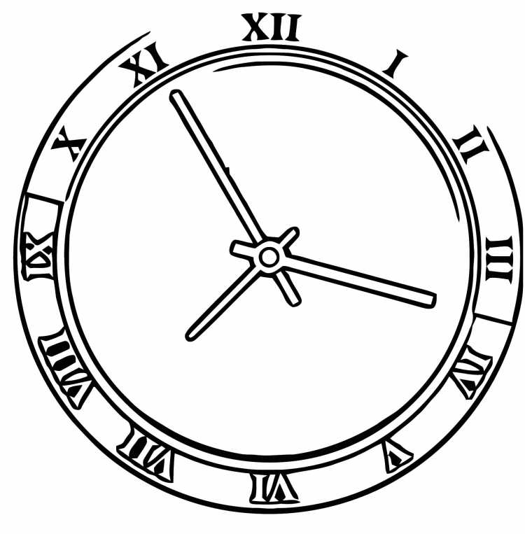 Будильник,часы с кукушкой раскраски