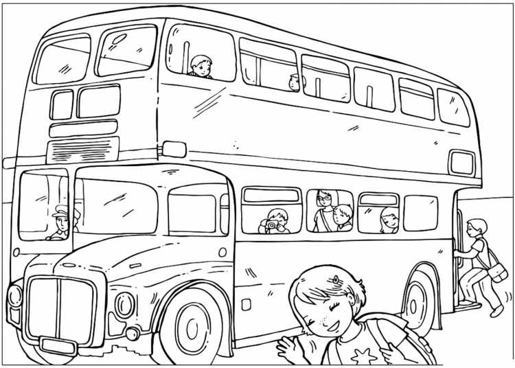 Раскраски ПАЗ 32053