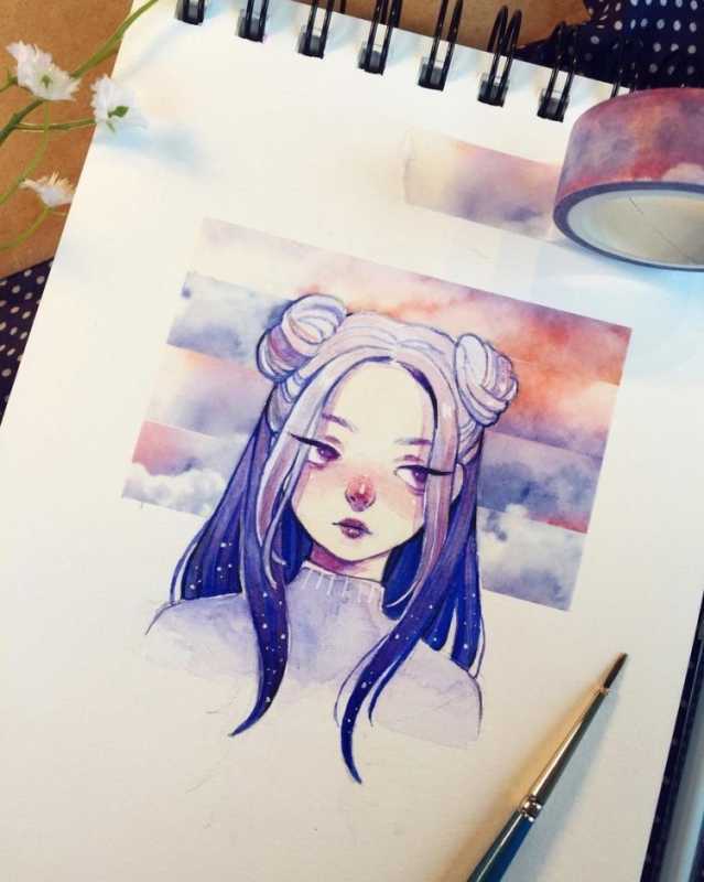 Идет для рисования аниме