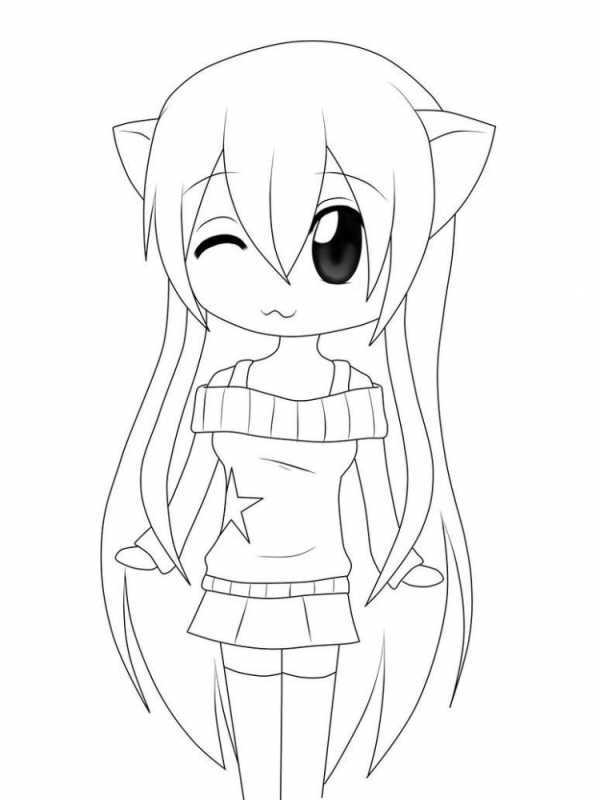 Аниме для срисовывания карандашом