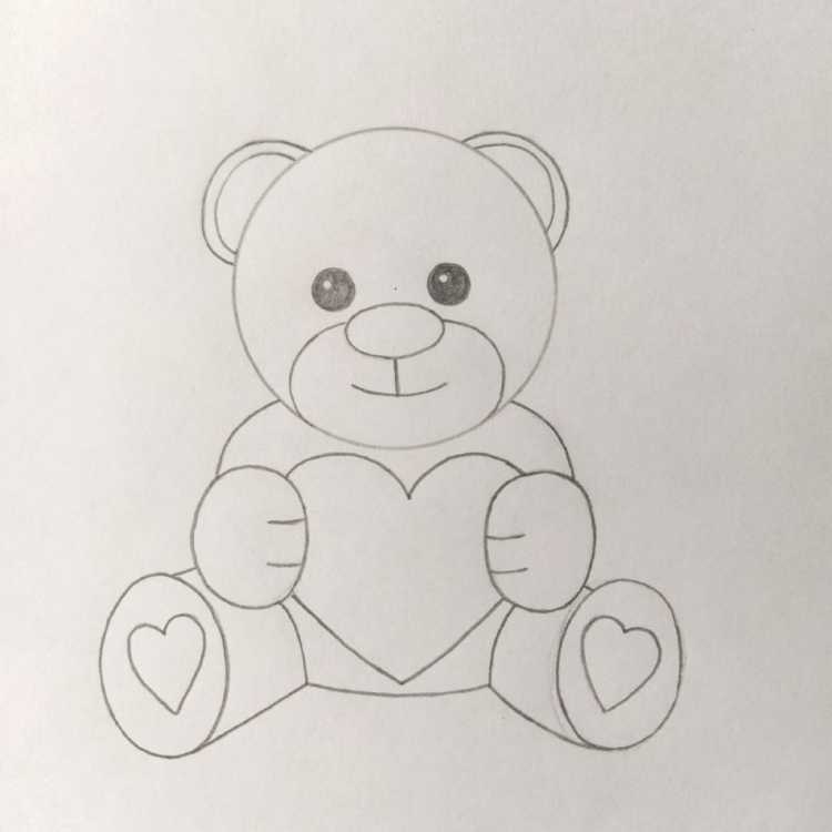 Поэтапное рисование Чебурашки