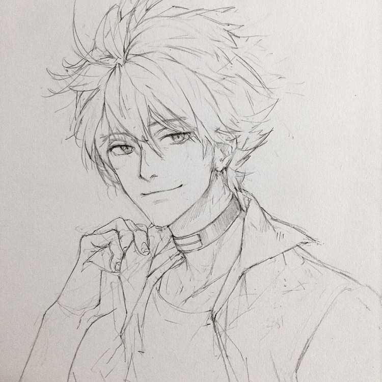 Легкий набросок аниме