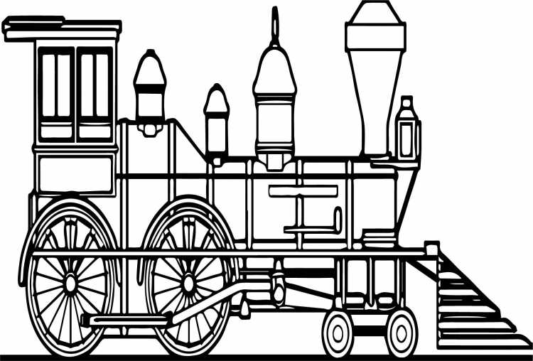 Раскраски для мальчиков поезда