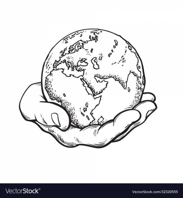 Земля раскраска