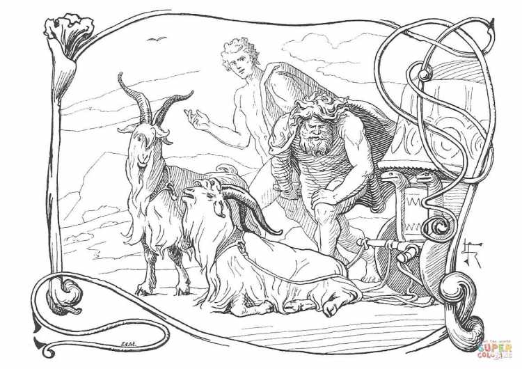 Посейдон Бог древней Греции рисунок