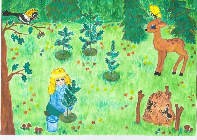 Природа преобразованная человеком рисунки