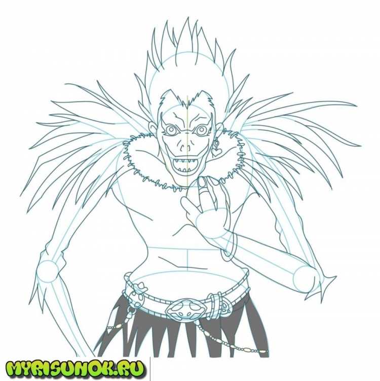 Тетрадь смерти рюк скетч