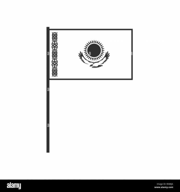 Флажки Казахстана распечатать